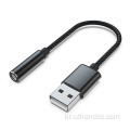 USB 헤드폰 어댑터 USB에서 컴퓨터 사운드 카드